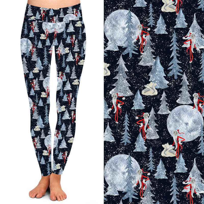 24/7 Leggings – Nightmare Santa - Image 2