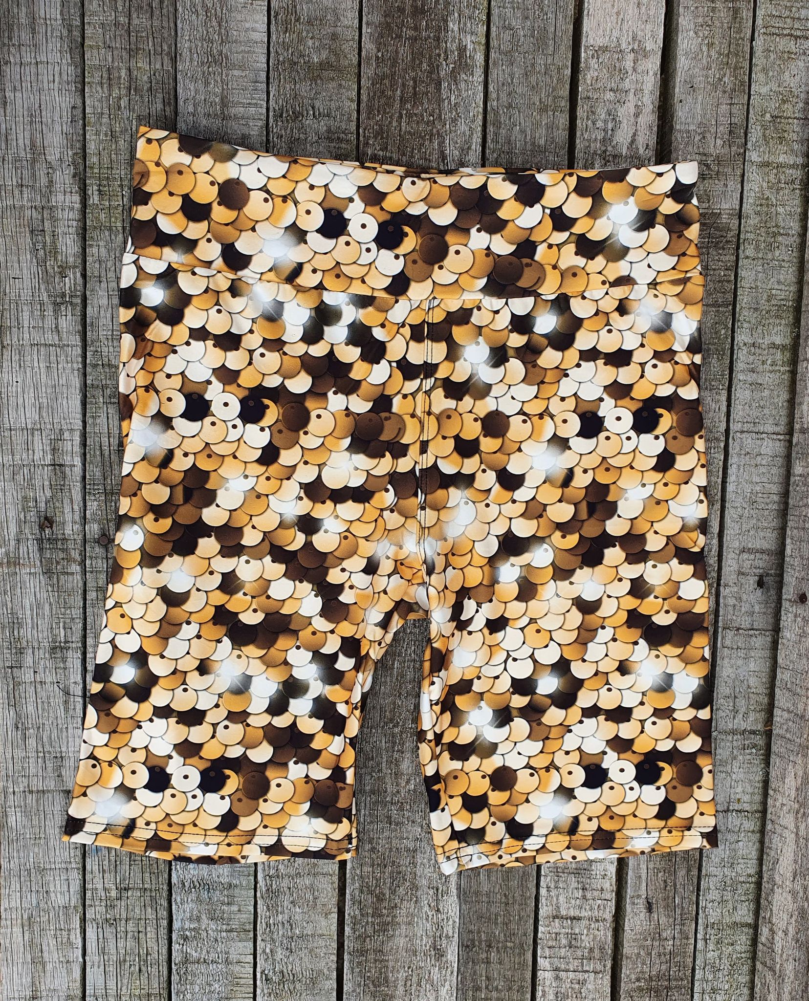24/7 Biker Shorts - Glitz in Gold - Image 2