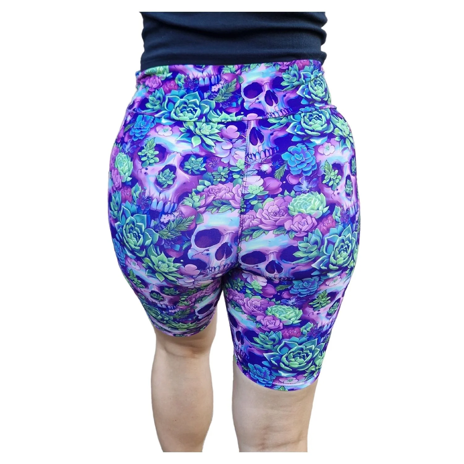 24/7 Biker Shorts - Deadly Succulents - Image 3
