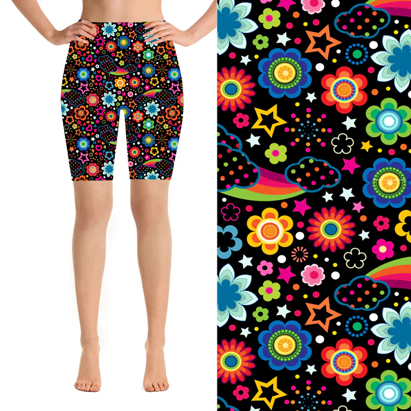 24/7 Biker Shorts - Retro Night - Image 4