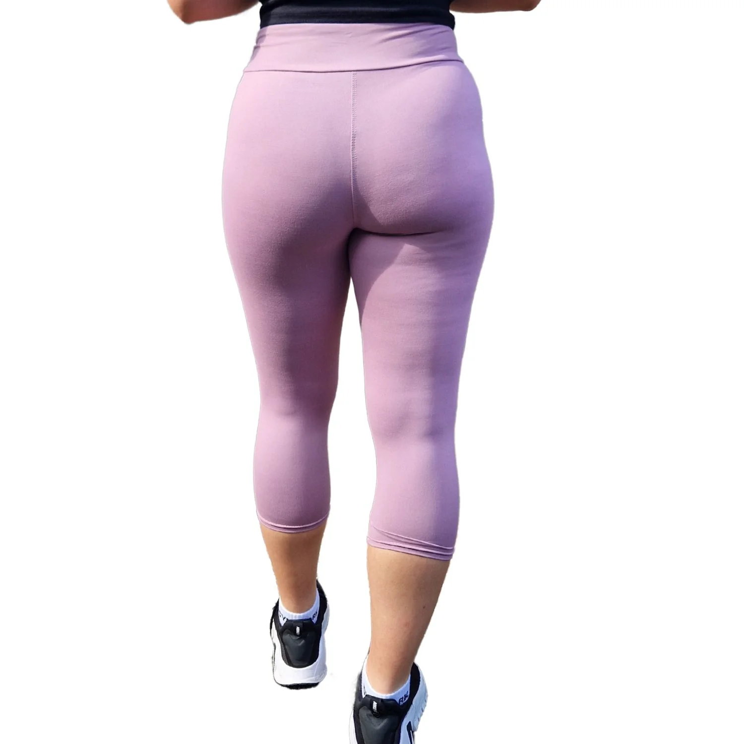 24/7 Capri Leggings- Grape - Image 2