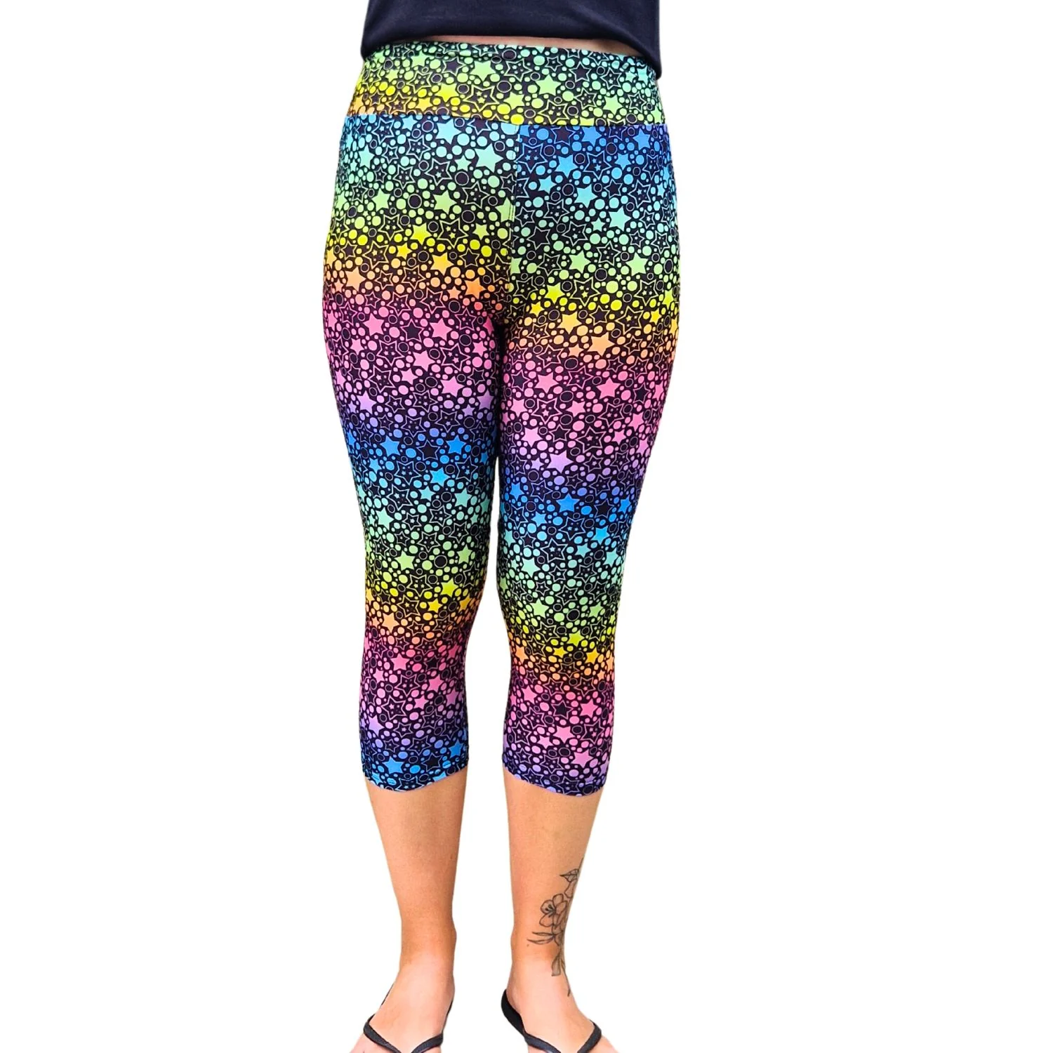 24/7 Capri Leggings – Sparkle Stars - Image 2