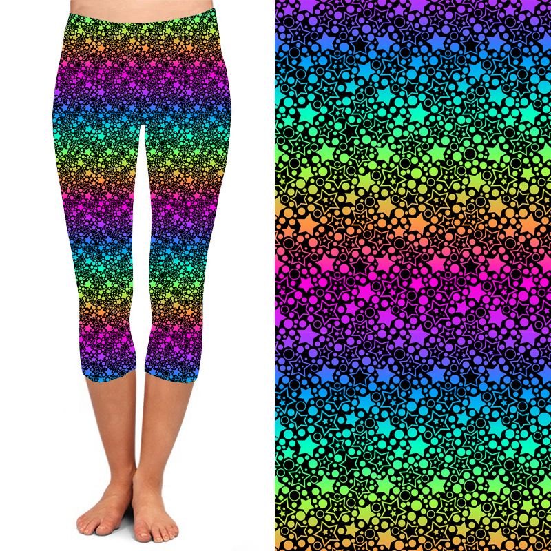 24/7 Capri Leggings – Sparkle Stars - Image 3