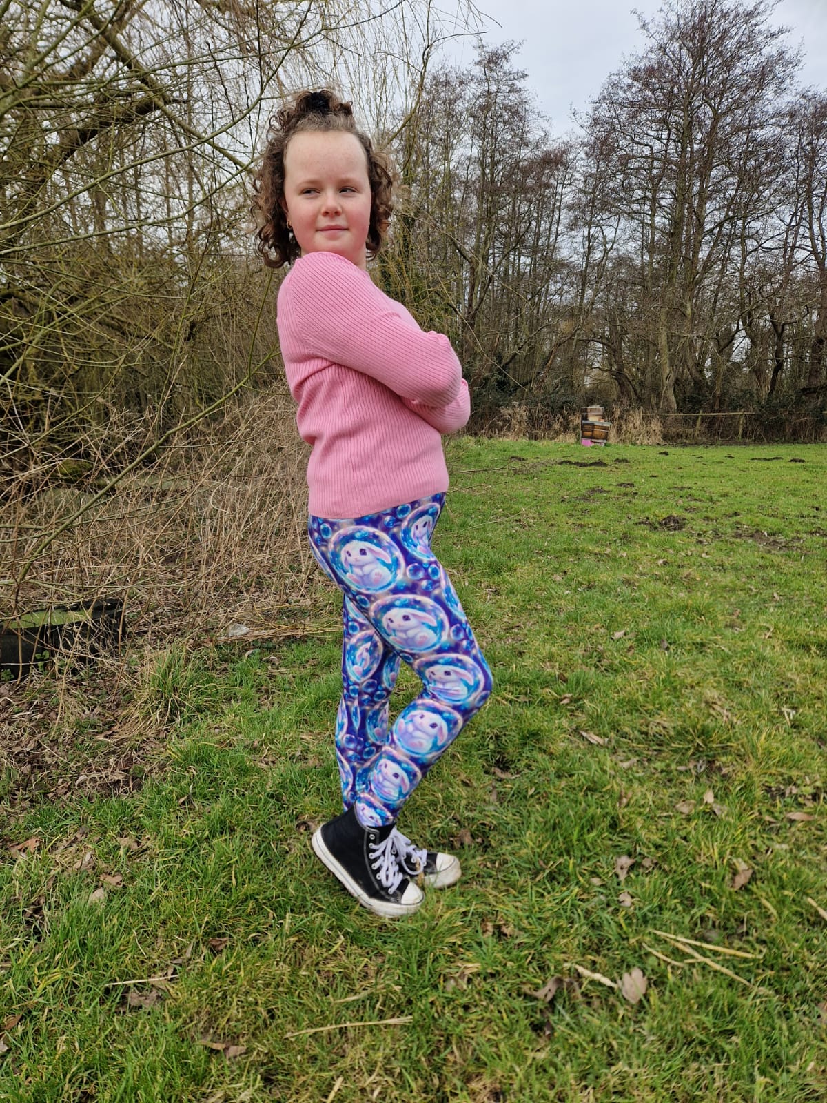 24/7 Full Length Leggings – Bubble Bunny - Image 5