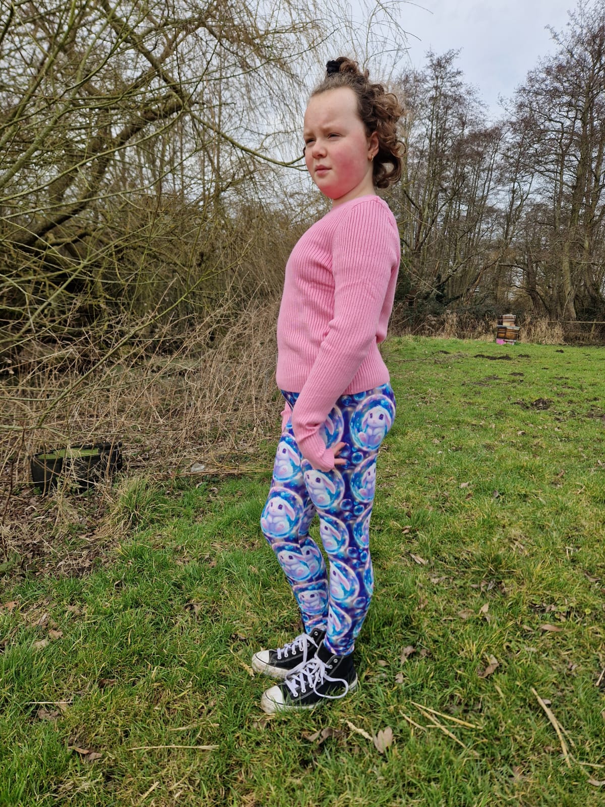 24/7 Full Length Leggings – Bubble Bunny - Image 6