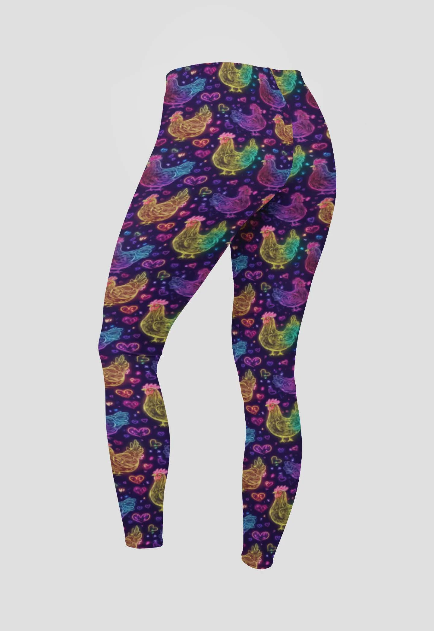 24/7 Full Length Leggings – Clucking Gorgeous! - Image 3