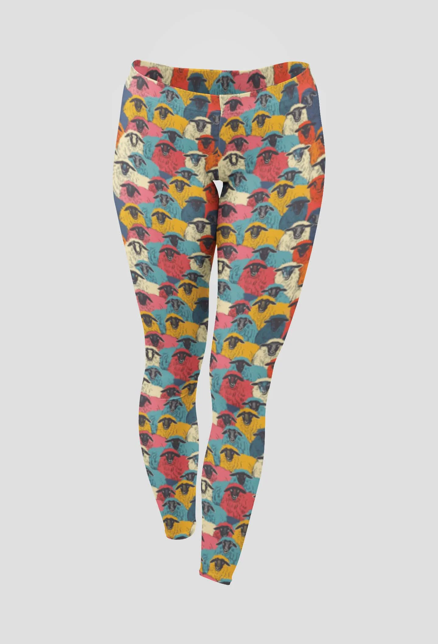 24/7 Full Length Leggings – Funky Flock - Image 2