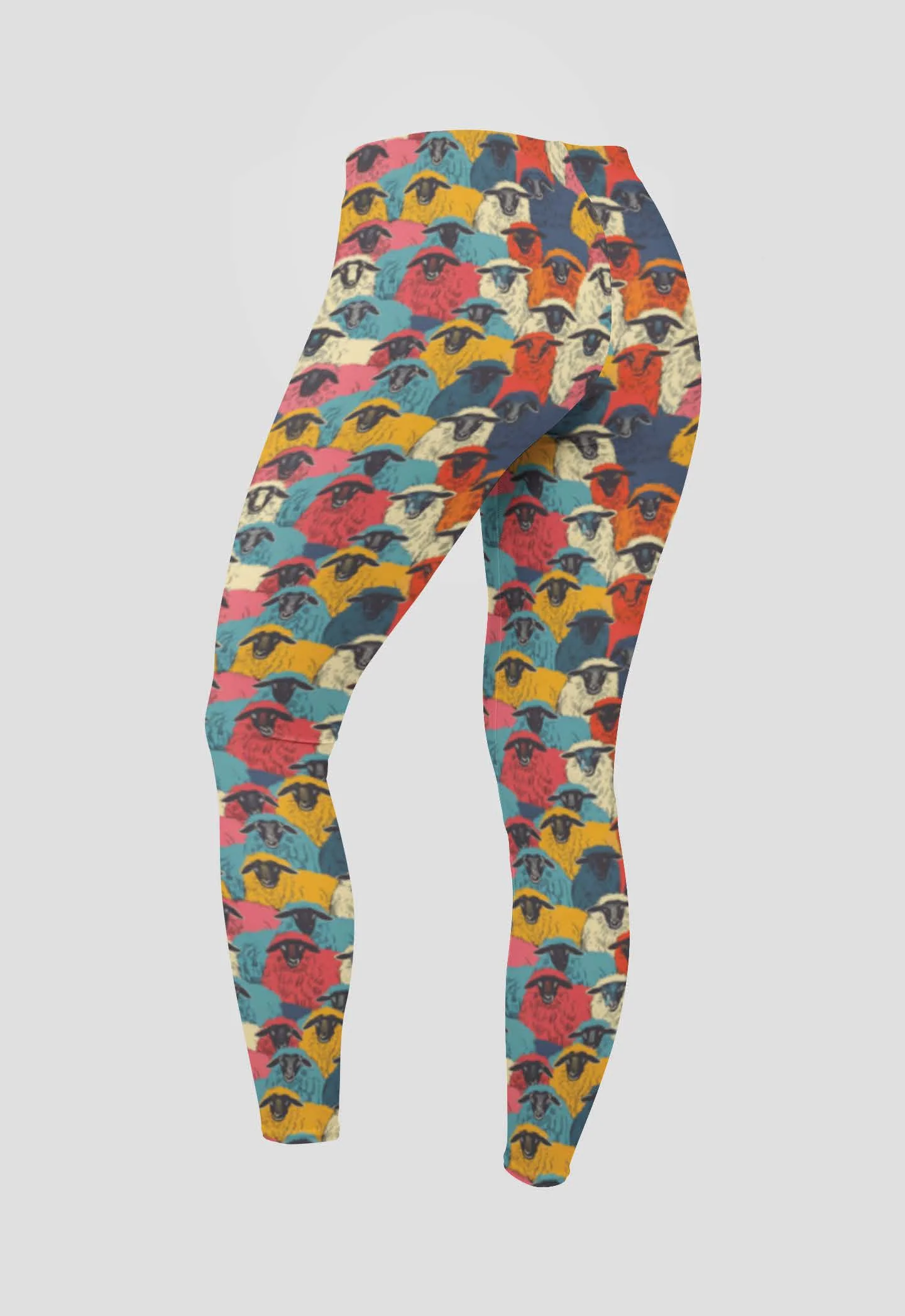 24/7 Full Length Leggings – Funky Flock - Image 3