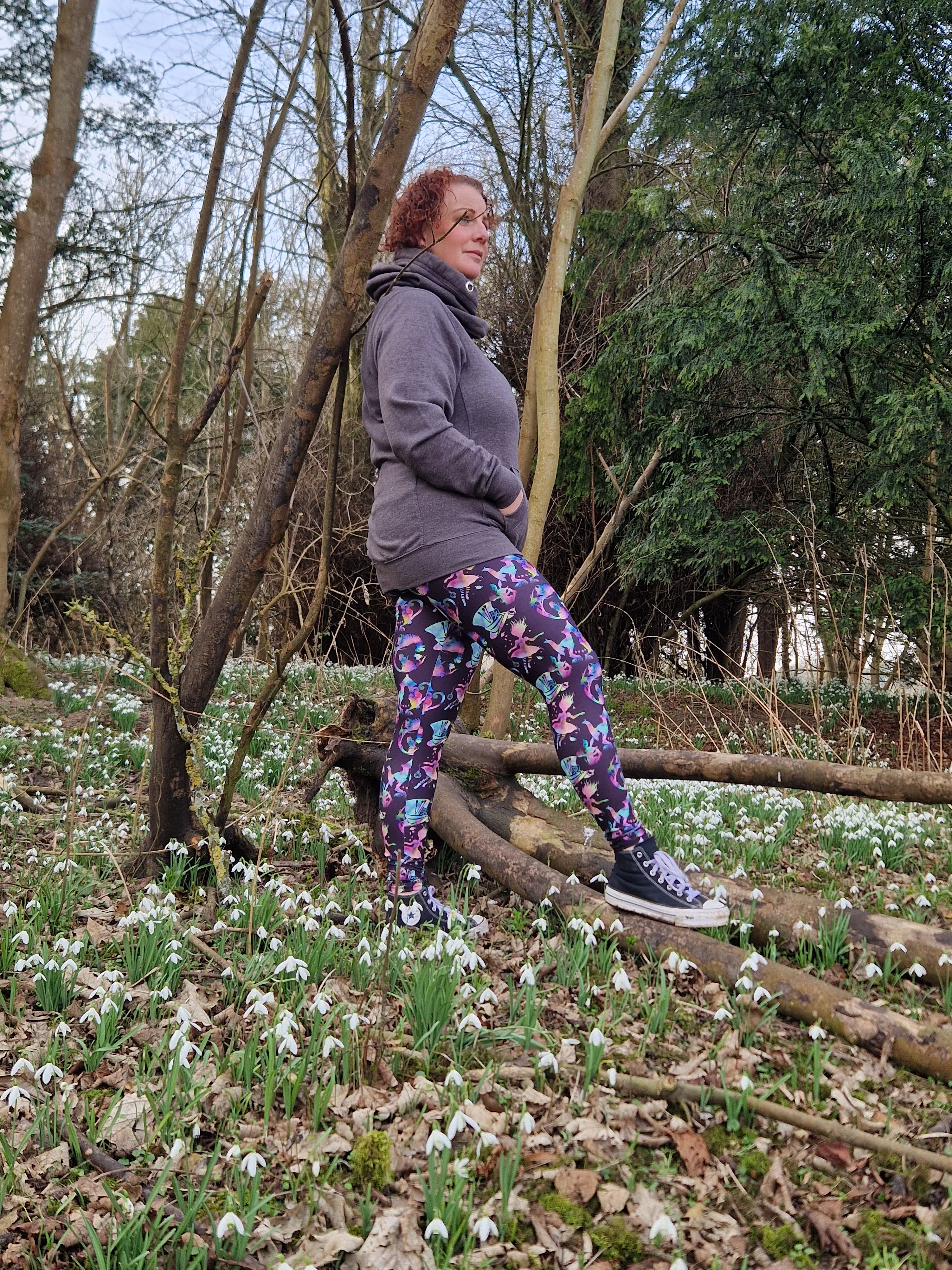 24/7 Full Length Leggings – Hatters Tea Party - Image 4