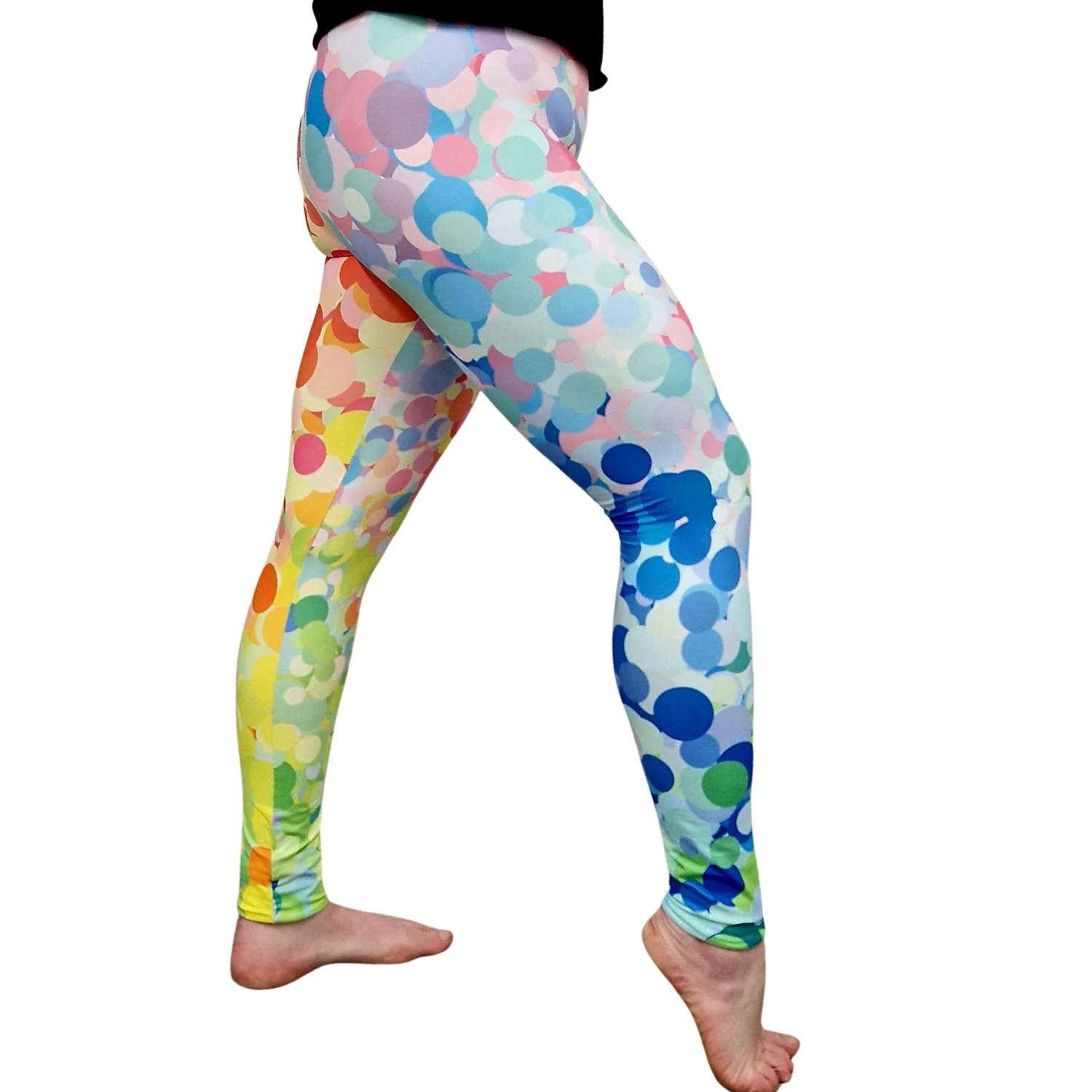 24/7 Leggings - Rainbow Confetti - Image 2