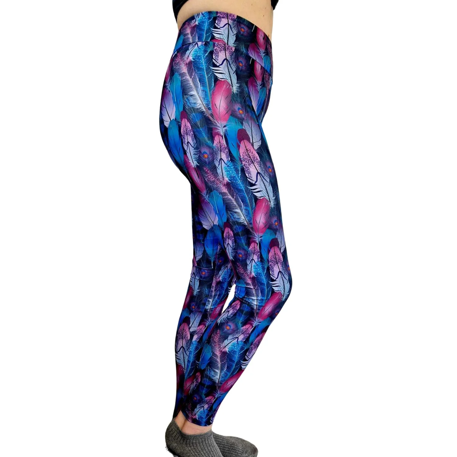 24/7 Full Length Leggings – Pretty as a Peacock