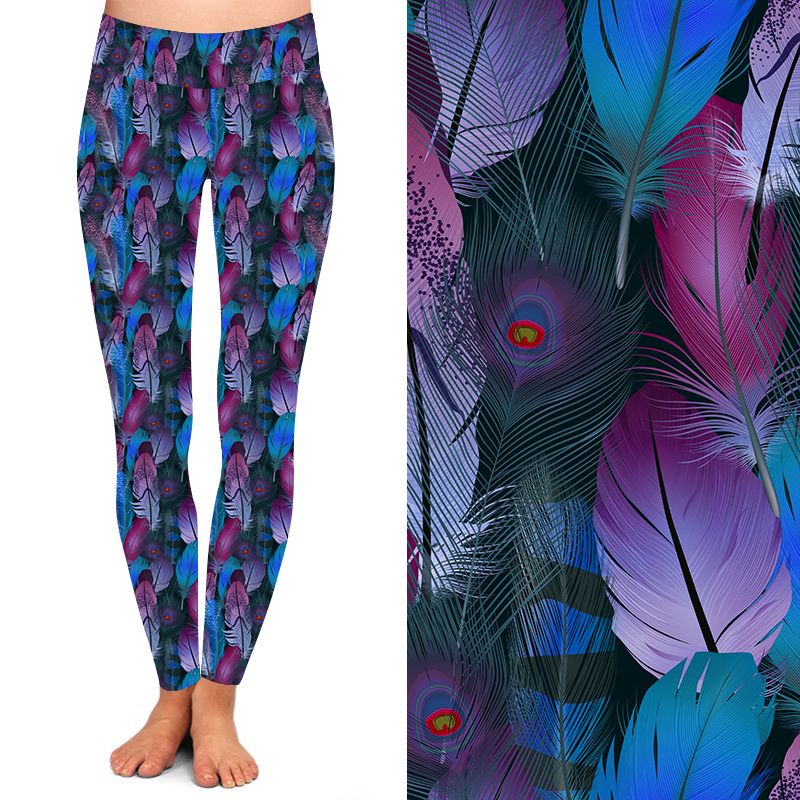 24/7 Full Length Leggings – Pretty as a Peacock - Image 2