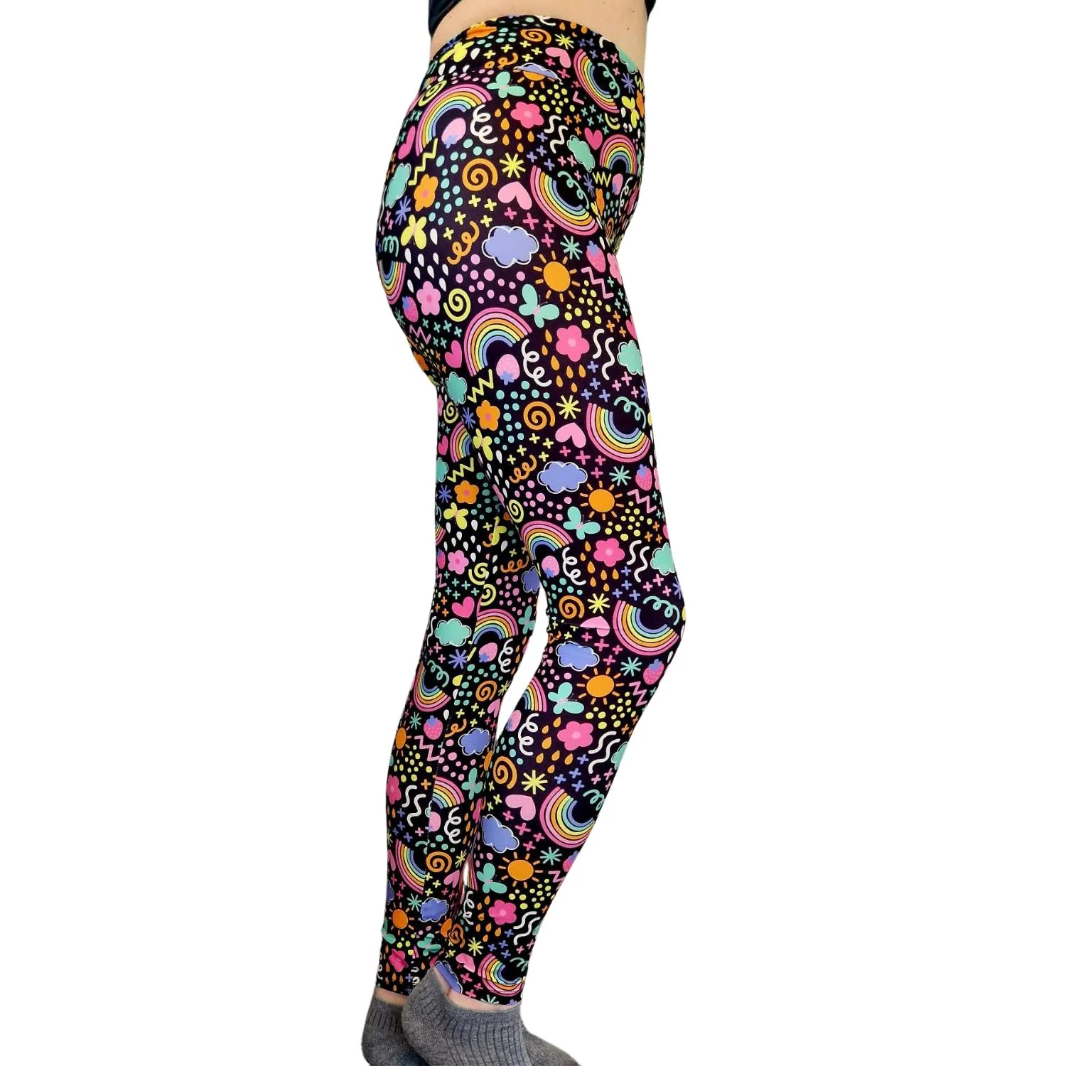 24/7 Full Length Leggings – Rainbow Jazz