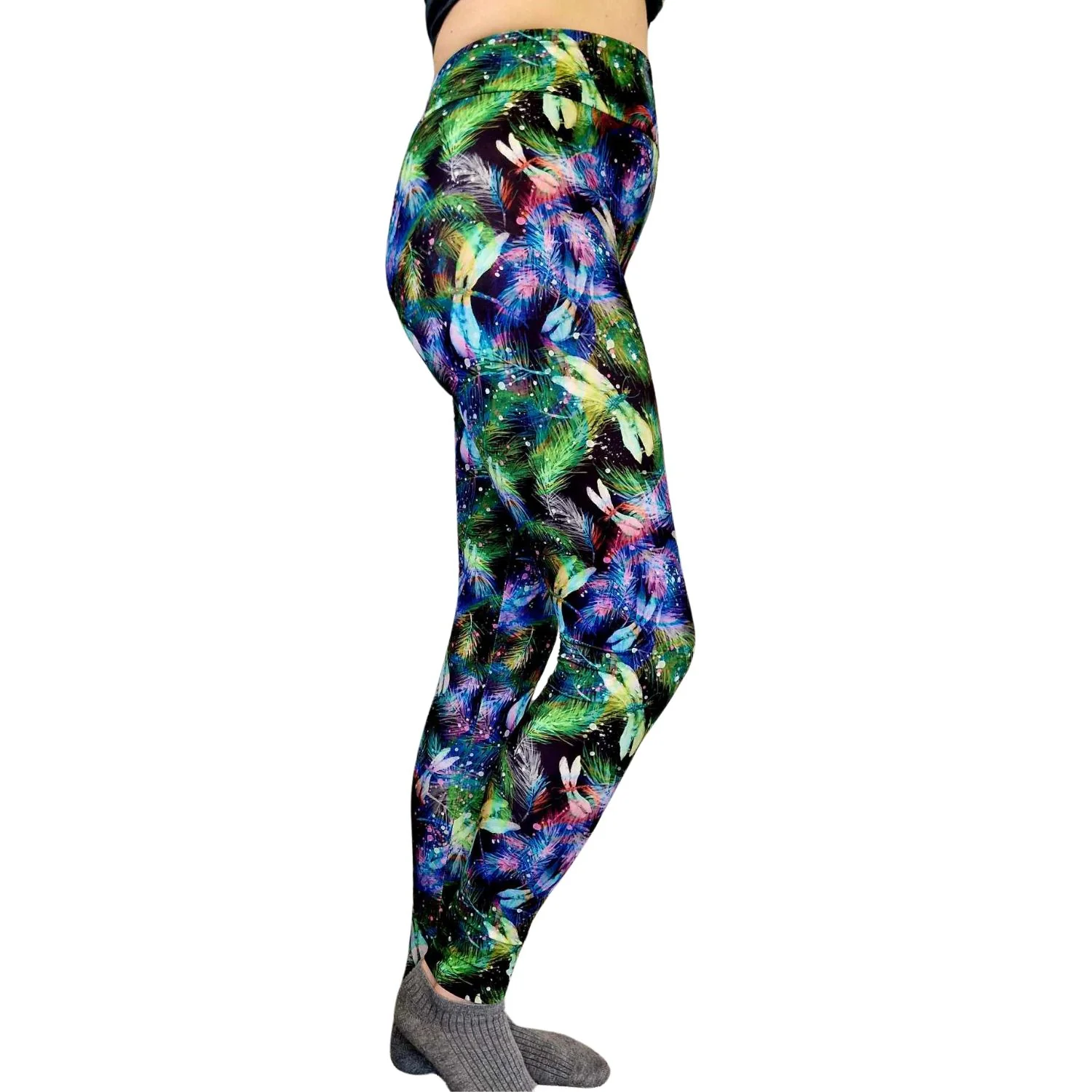 24/7 Full Length Leggings – Dragonfly Night
