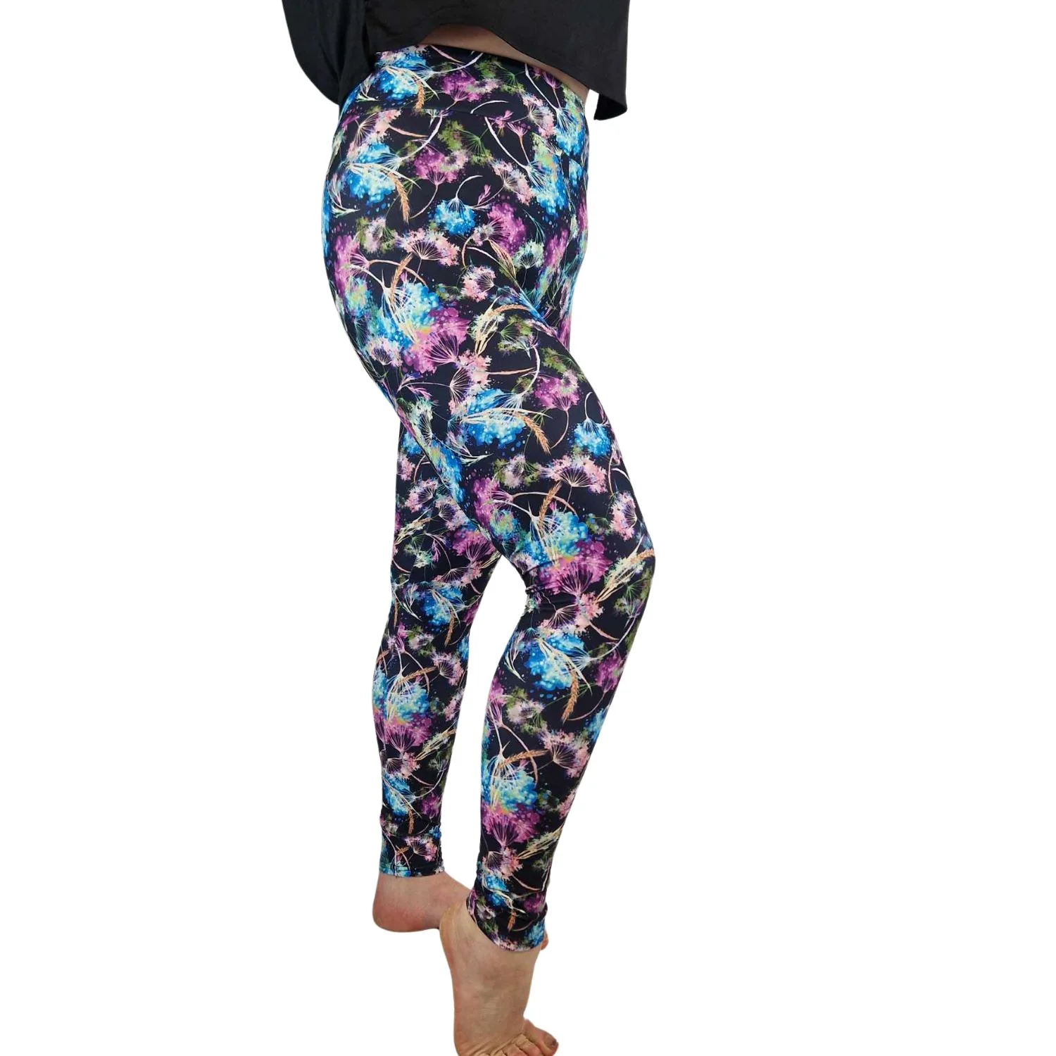 24/7 Full Length Leggings – Wishes Pattern