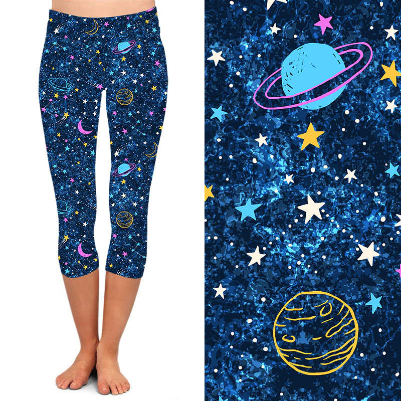 24/7 Capri Leggings – Outta this world - Image 2