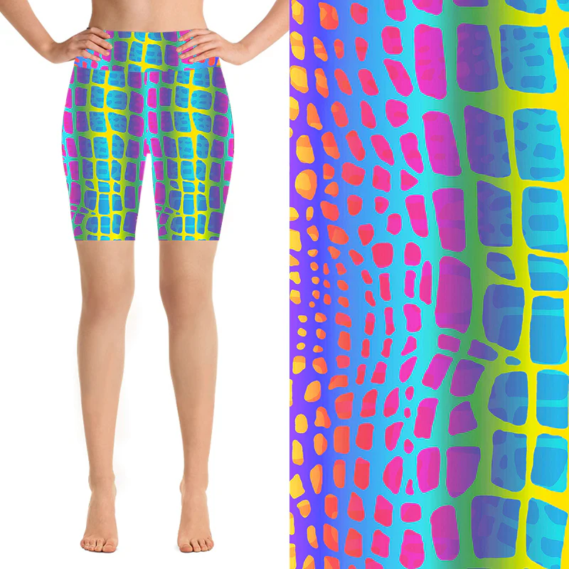 24/7 Biker Shorts - Wicked Snakeskin - Image 2
