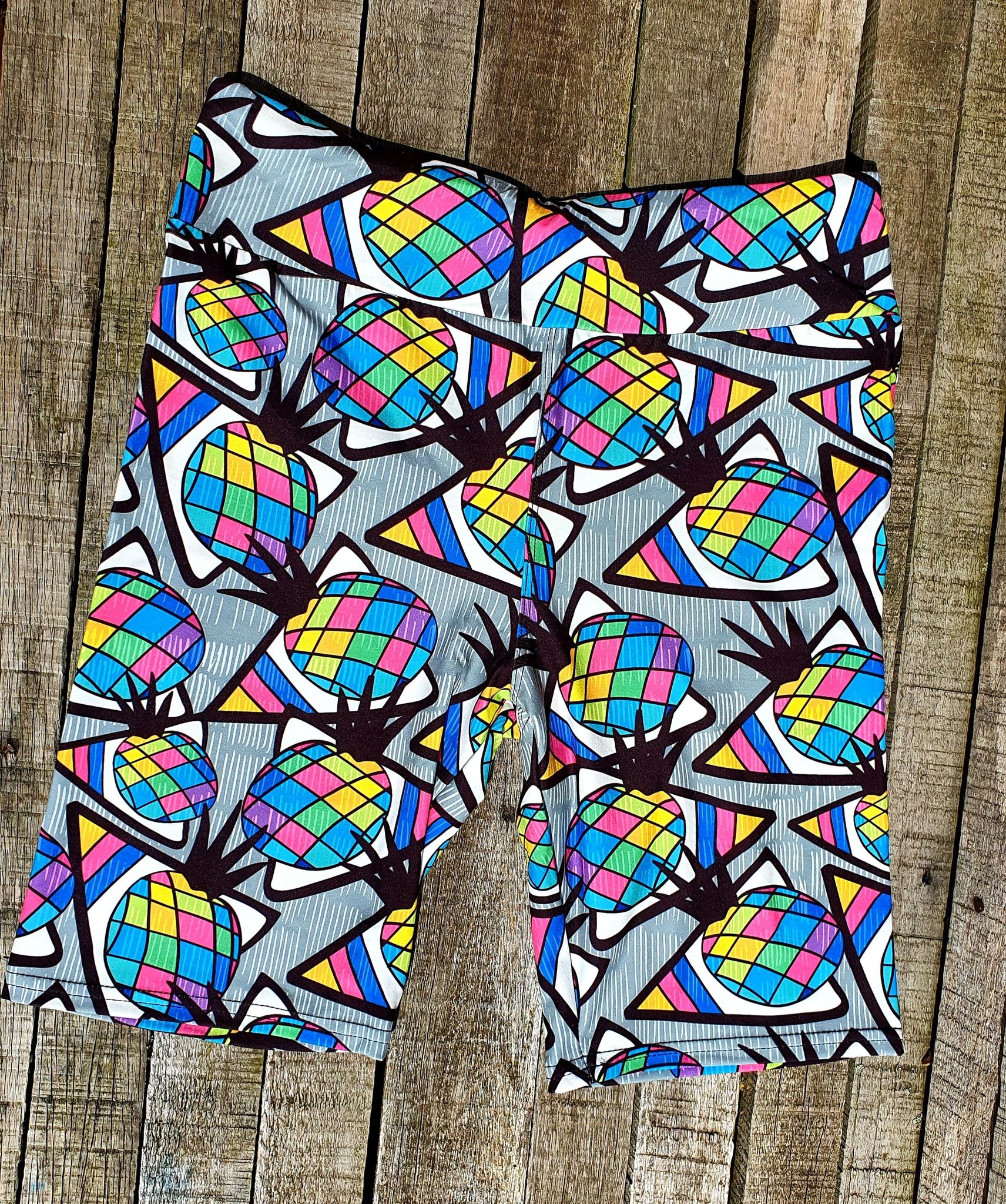 24/7 Biker Shorts - Pineapple Jazz - Image 3