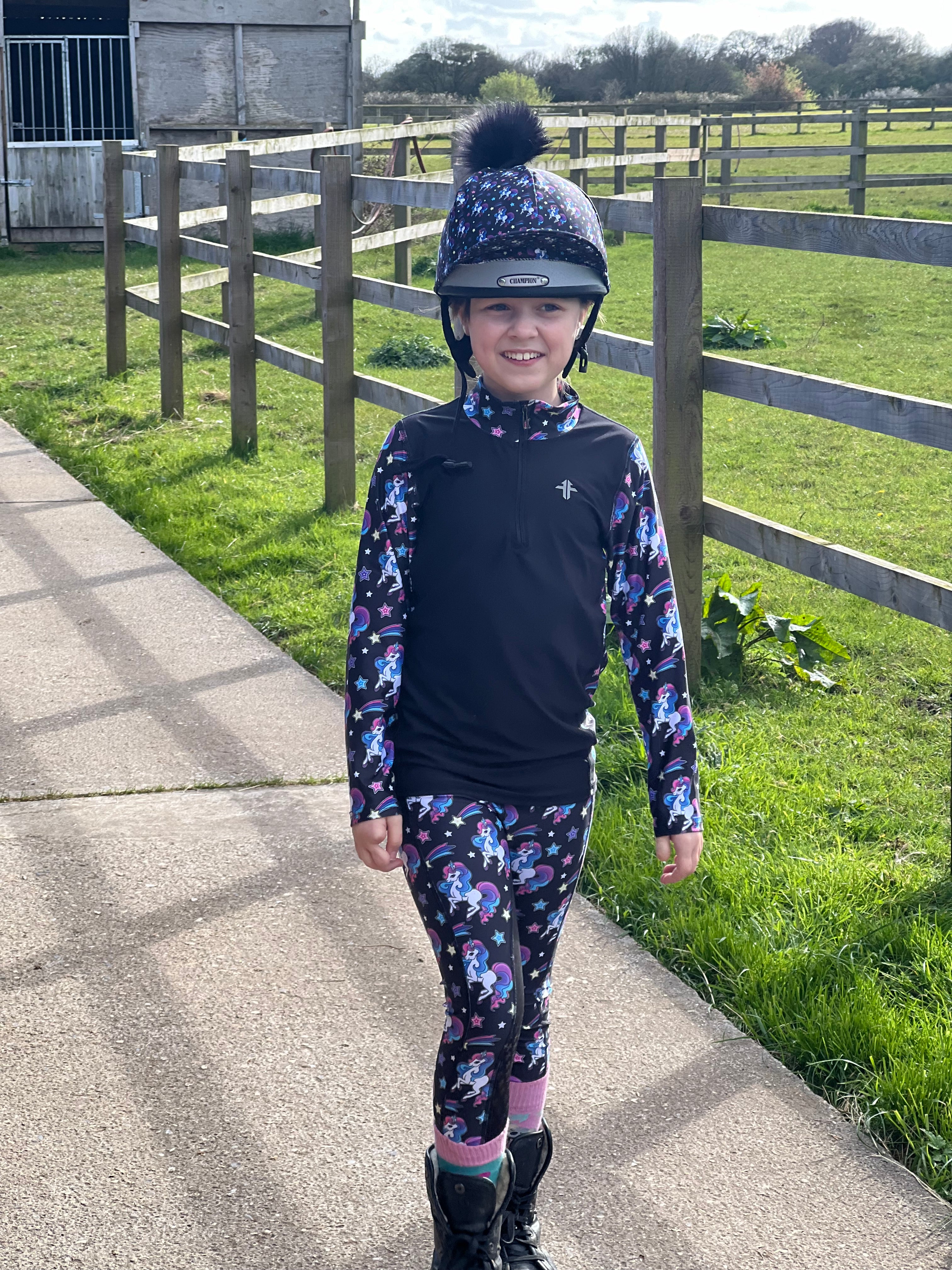 Unicorn Magic Riding Set Offer (Jods, Base & Hat Silk) - Image 8