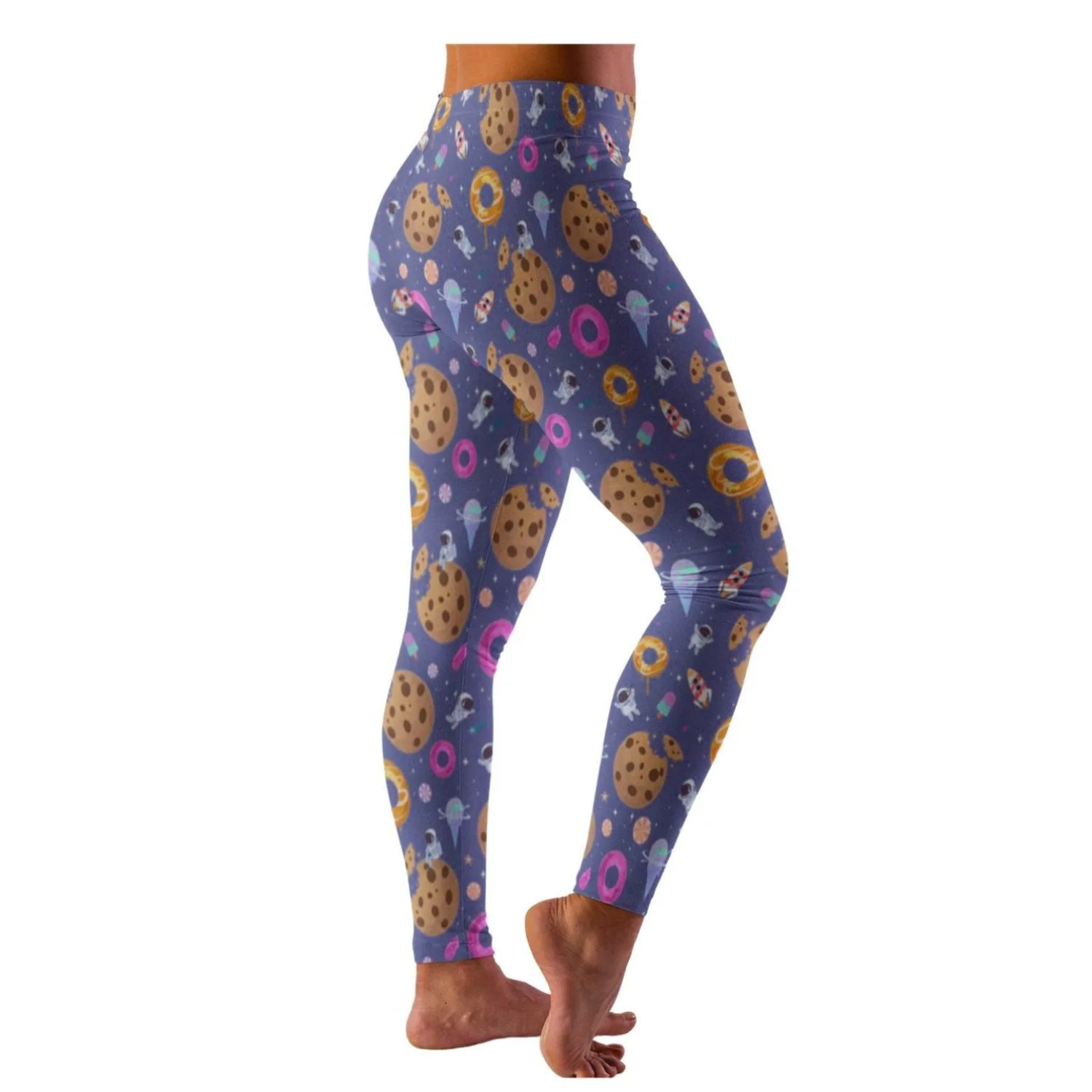 24/7 Leggings - Cookies in Space