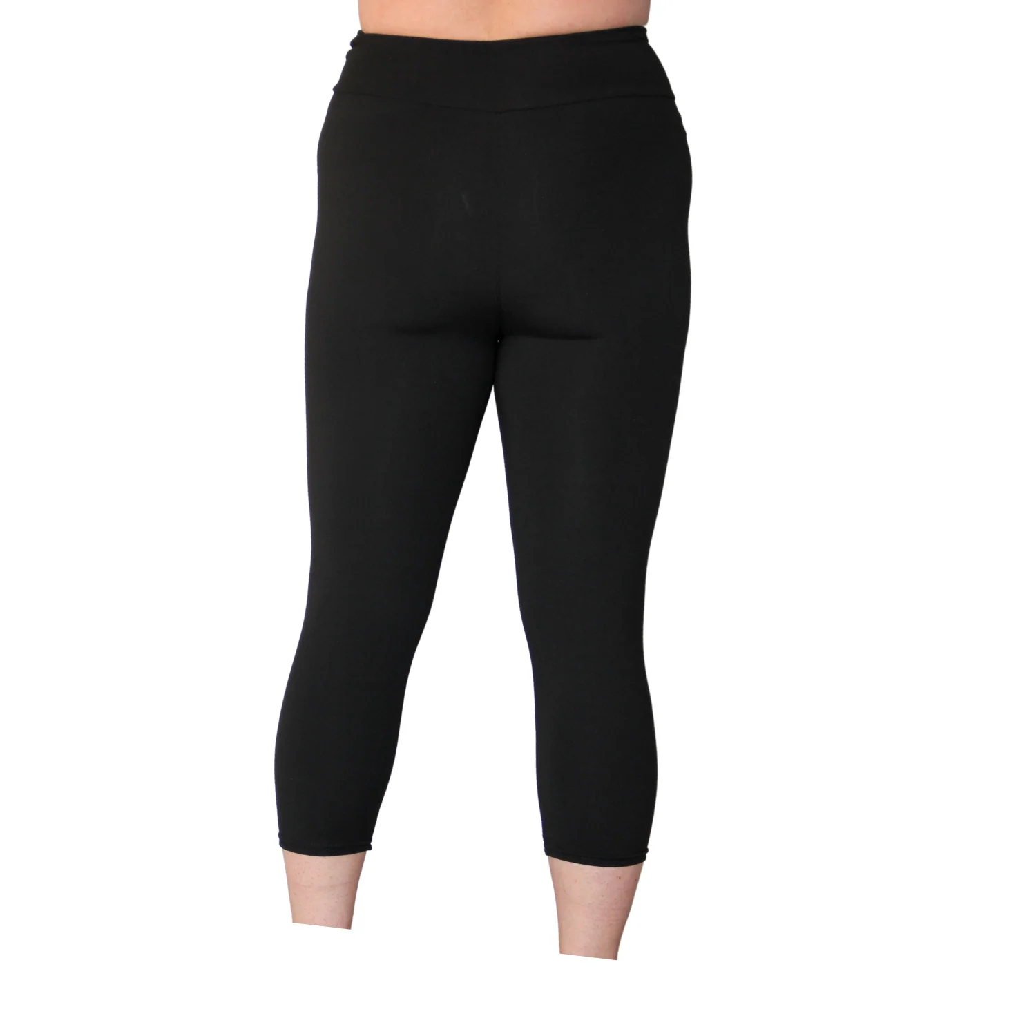 24/7 Capri Leggings - Black (Adults & Kids) - Image 3