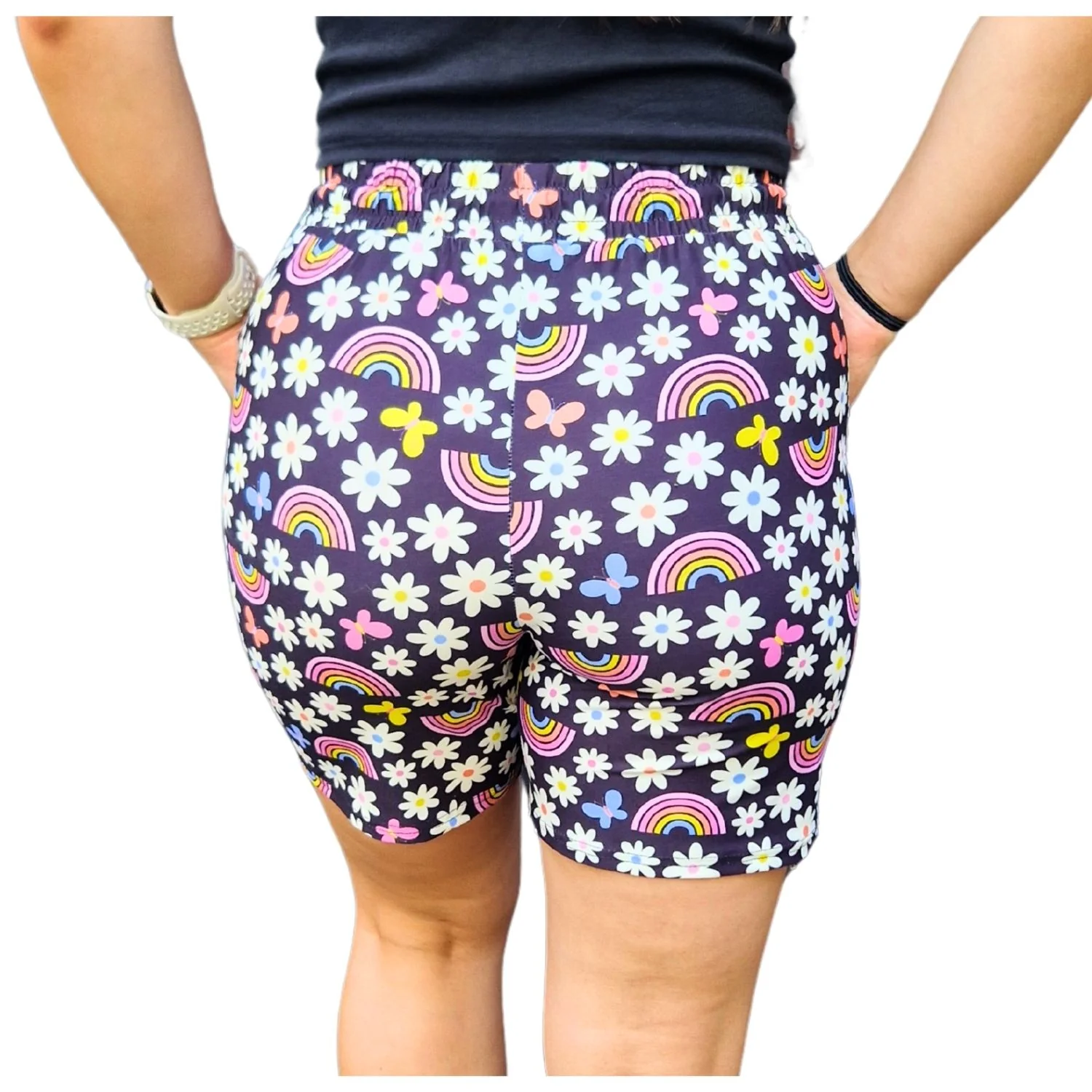 Jogger Shorts - Rainbows & Daisy's - Image 4