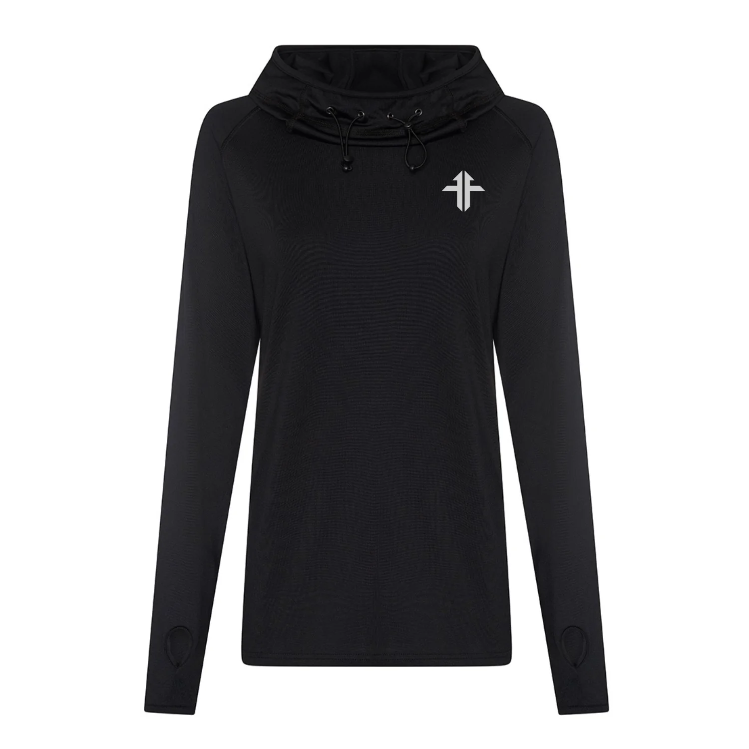 Lightweight Athleisure Sports Top - Ladies Fit - Black Slate
