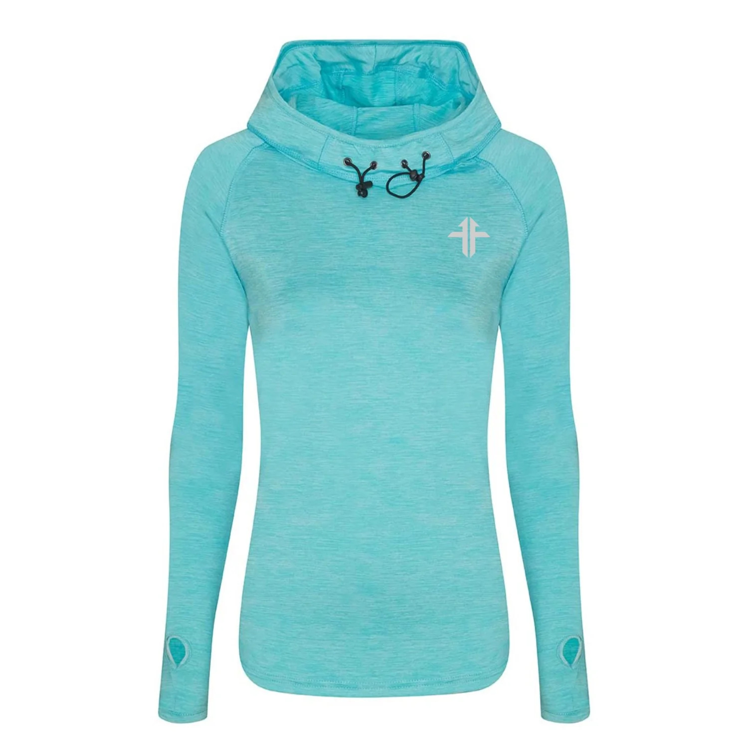 Lightweight Athleisure Sports Top - Ladies Fit - Black Slate - Image 6