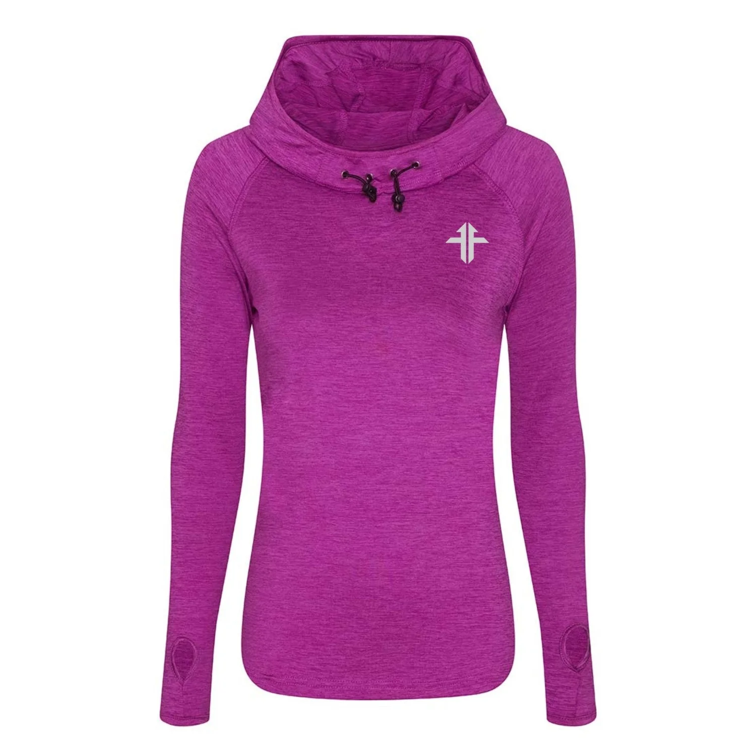 Lightweight Athleisure Sports Top - Ladies Fit - Jet Black - Image 3