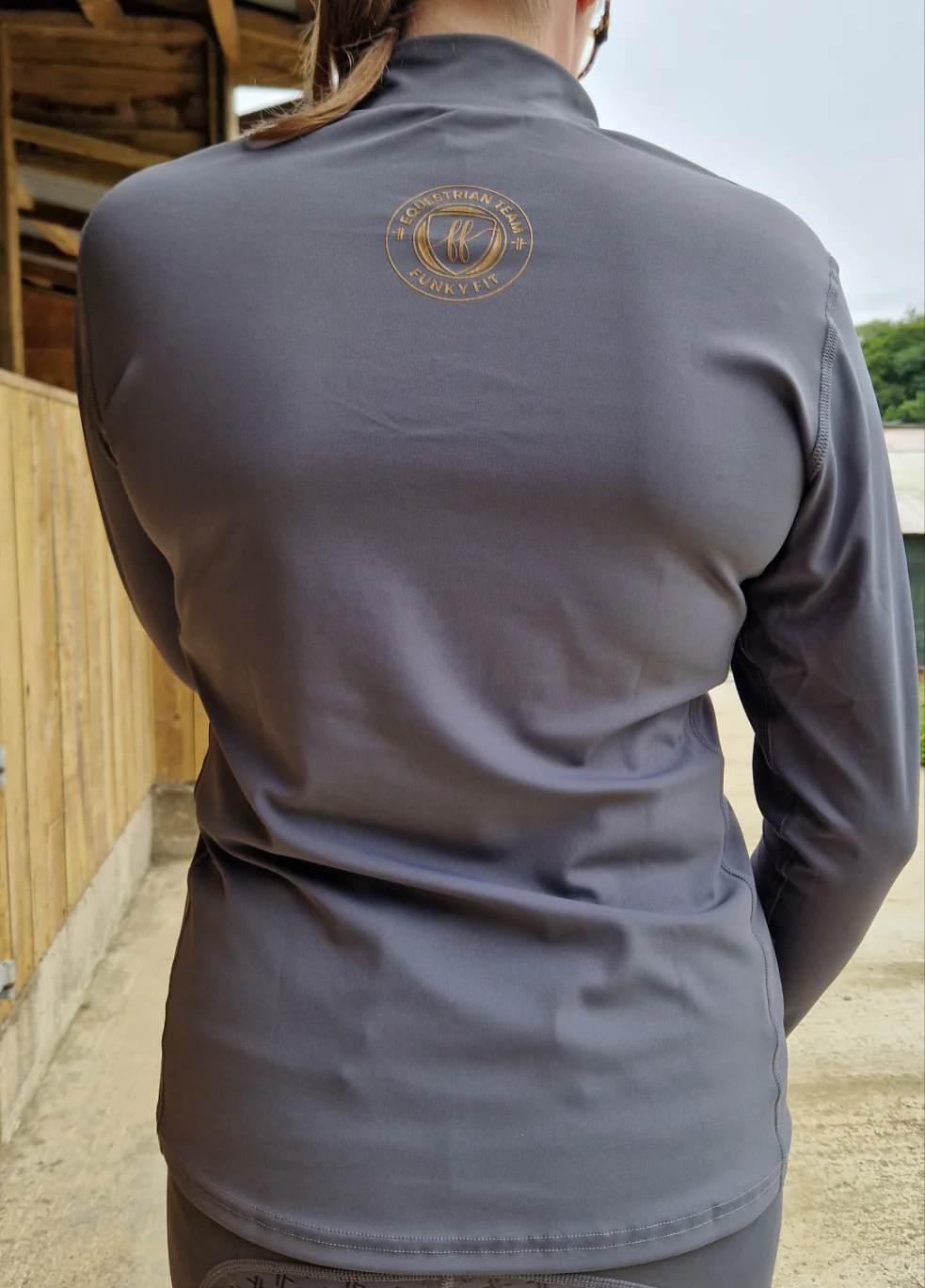 Team Long Sleeved Base Layer - Shadow (Adult & Kids) - Image 7