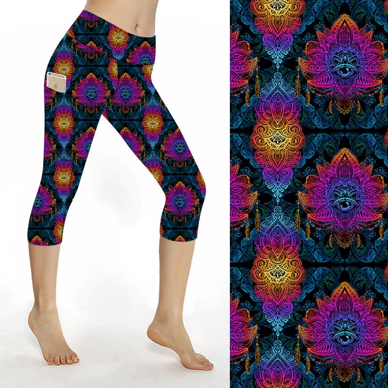 SCULPT Yoga Capri Leggings - Feeling Zen - Image 2