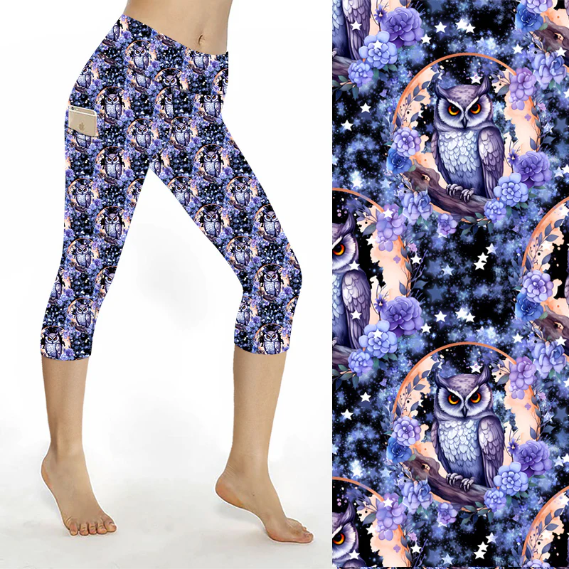 SCULPT Yoga Capri Leggings - Night Watch - Image 2