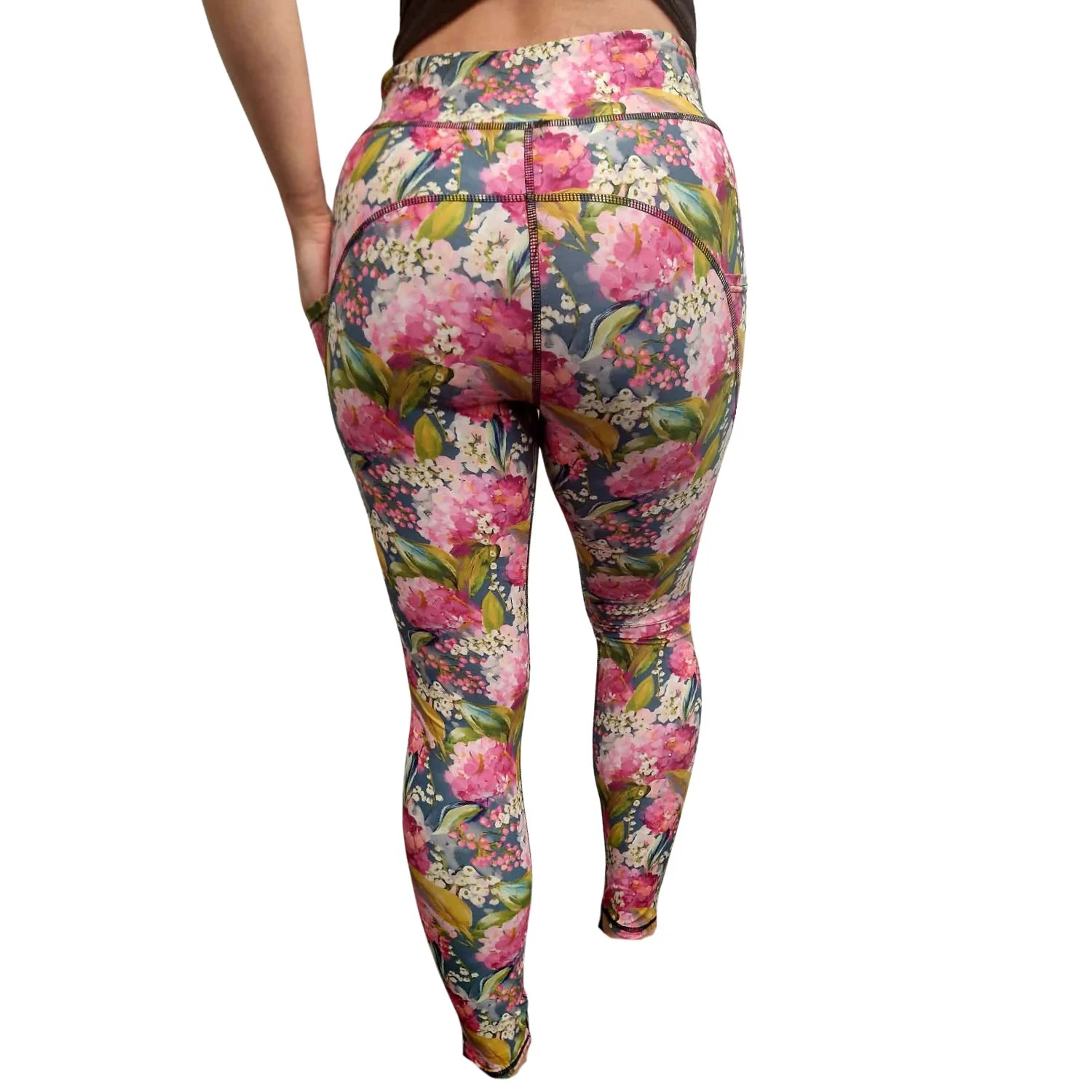 SCULPT Yoga Full Length Leggings - Hydrangea Bloom - Image 3
