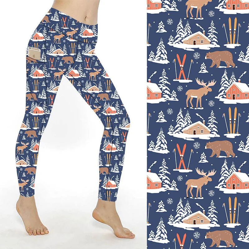 SCULPT Yoga Full Length Leggings - Alpine Lodge - Image 2
