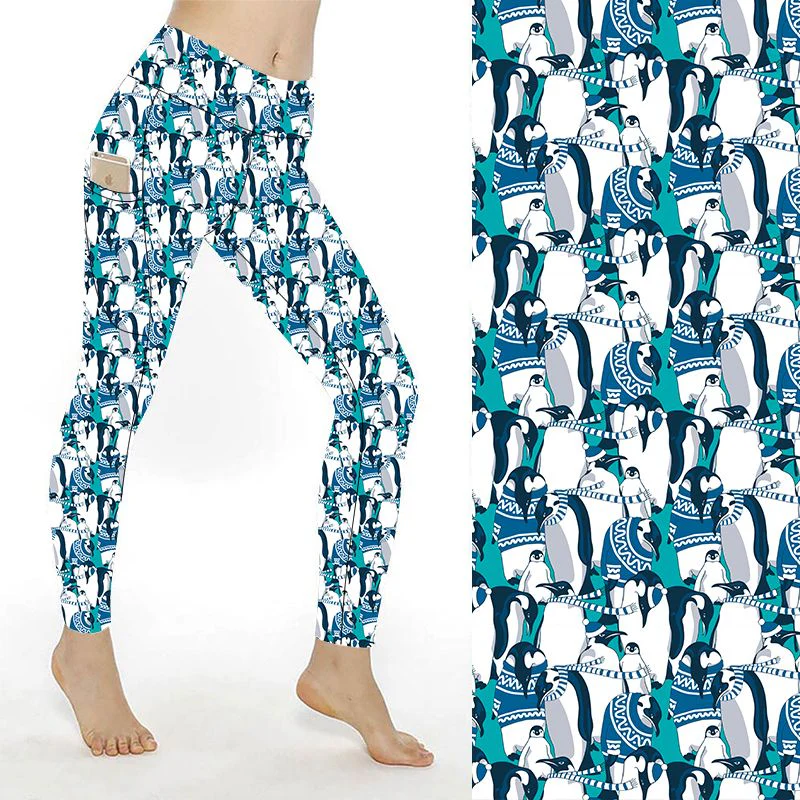 SCULPT Yoga Full Length Leggings - Frosty Friends - Image 2