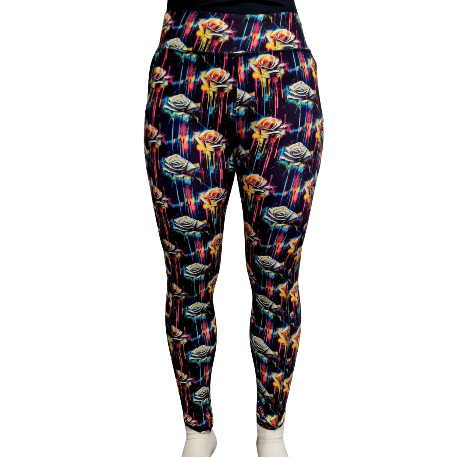 SCULPT Yoga Full Length Leggings - Kiss From A Rose - Image 3