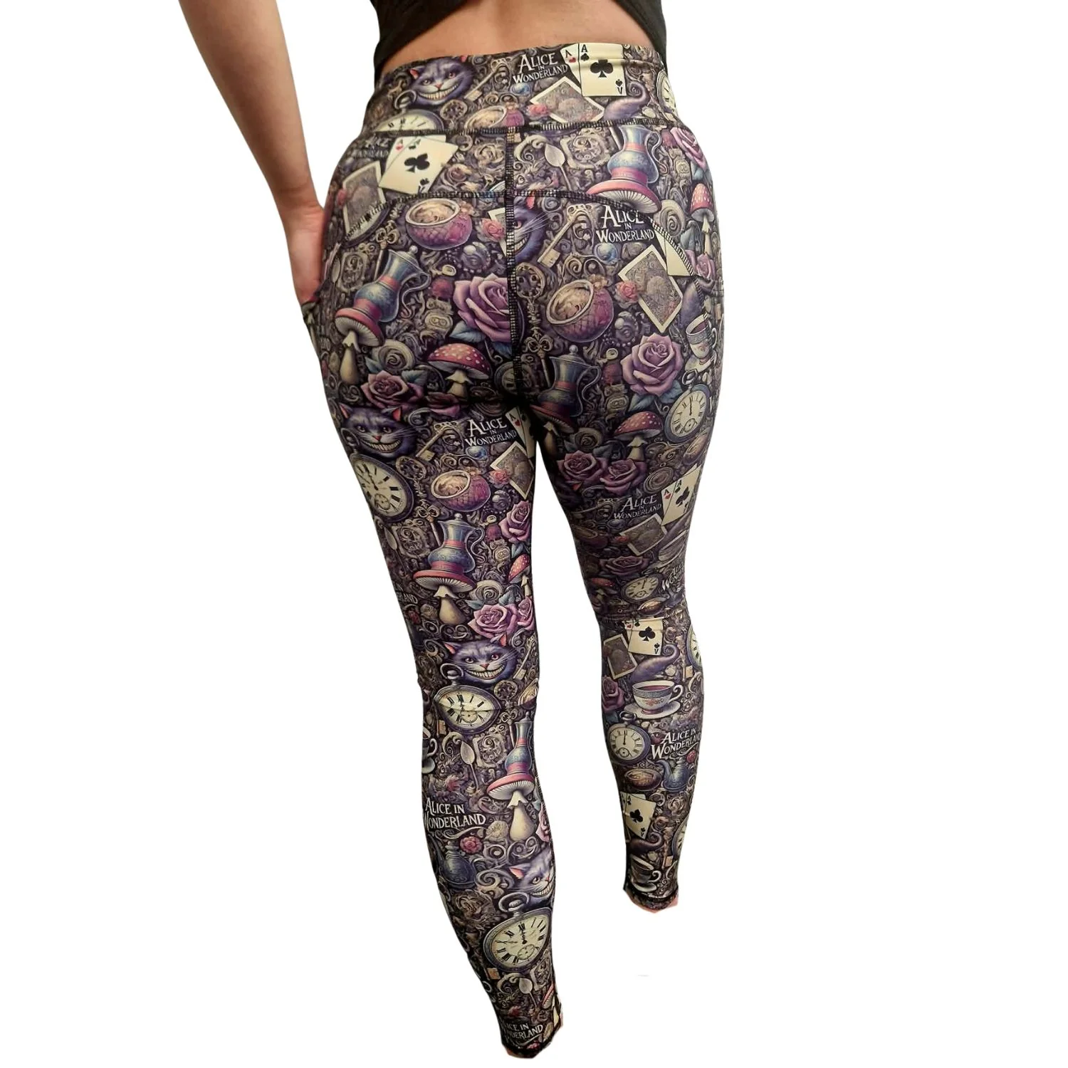 SCULPT Yoga Full Length Leggings - Wonderland Dark Alice - Image 3