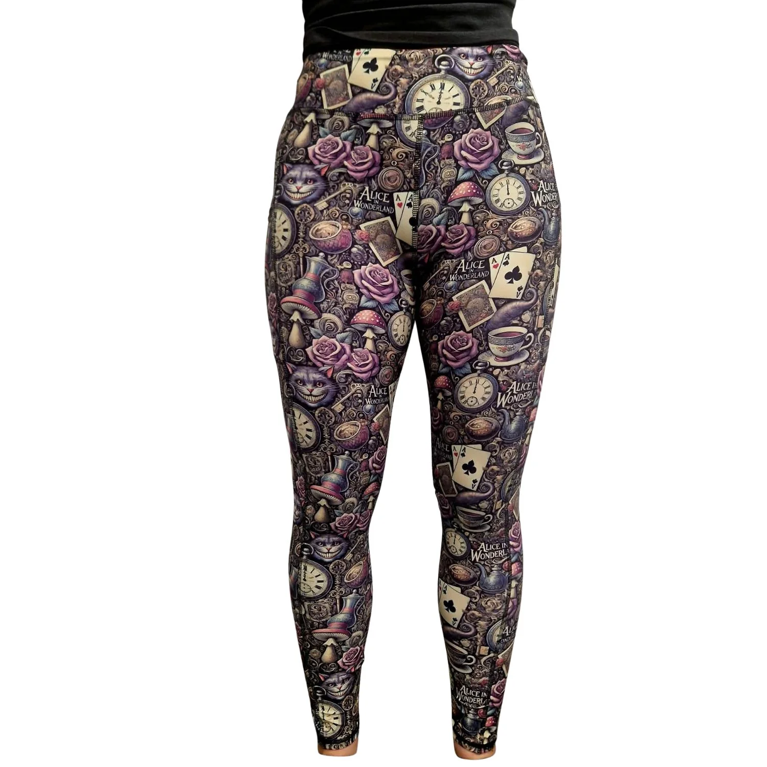 SCULPT Yoga Full Length Leggings - Wonderland Dark Alice - Image 4