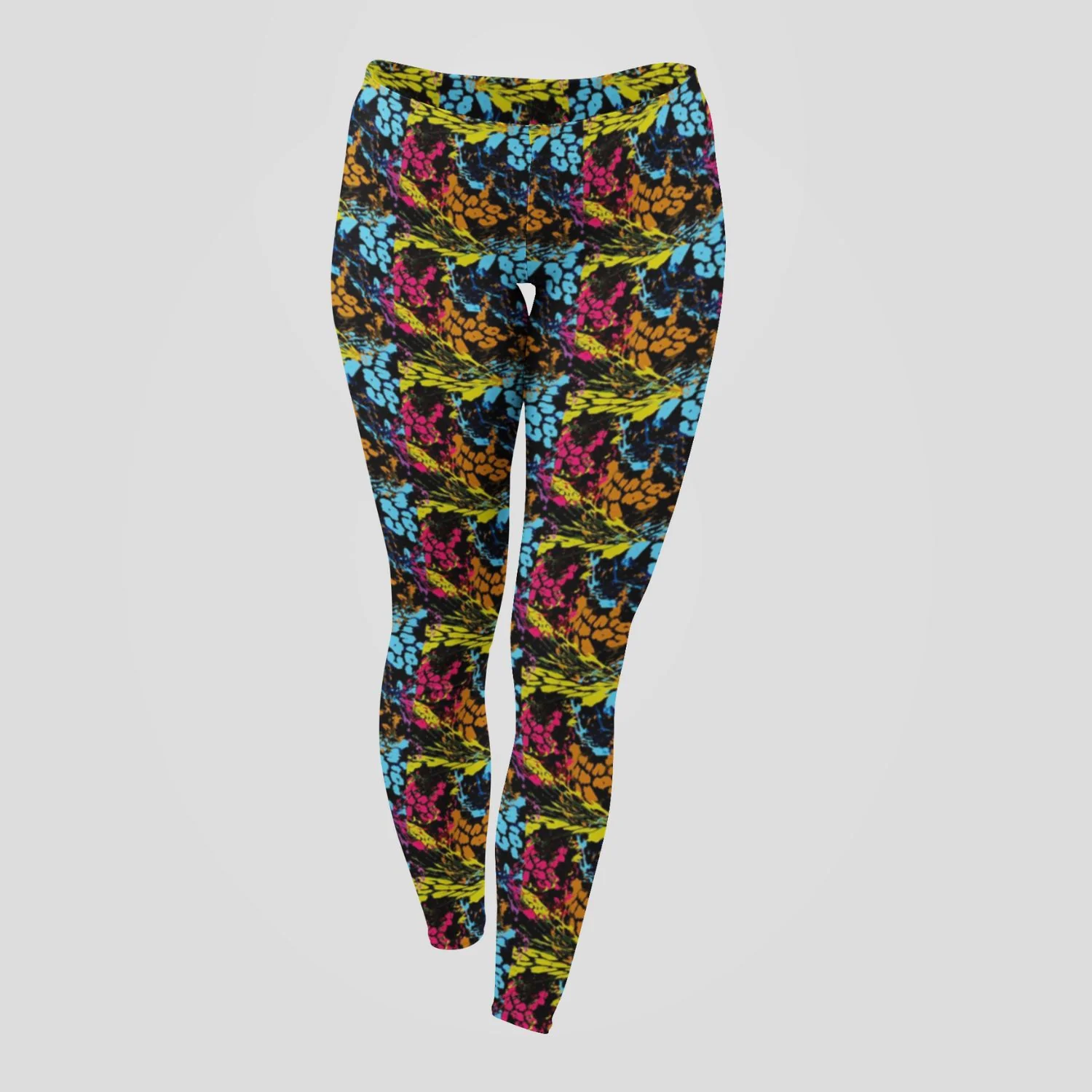 SCULPT Yoga Full Length Leggings - Cat Print Chaos - Image 2