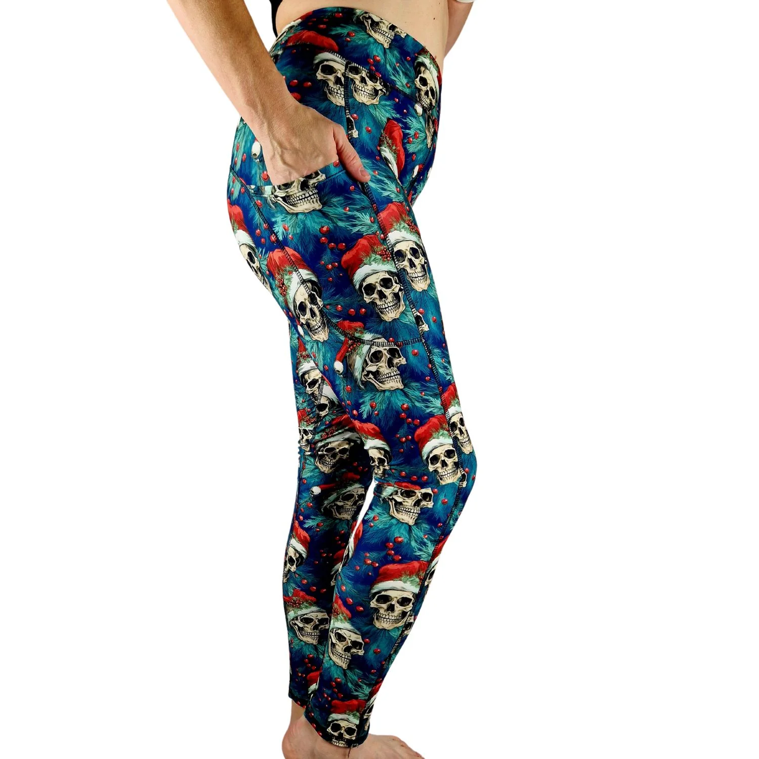 SCULPT Yoga Full Length Leggings - Deadly Wreath