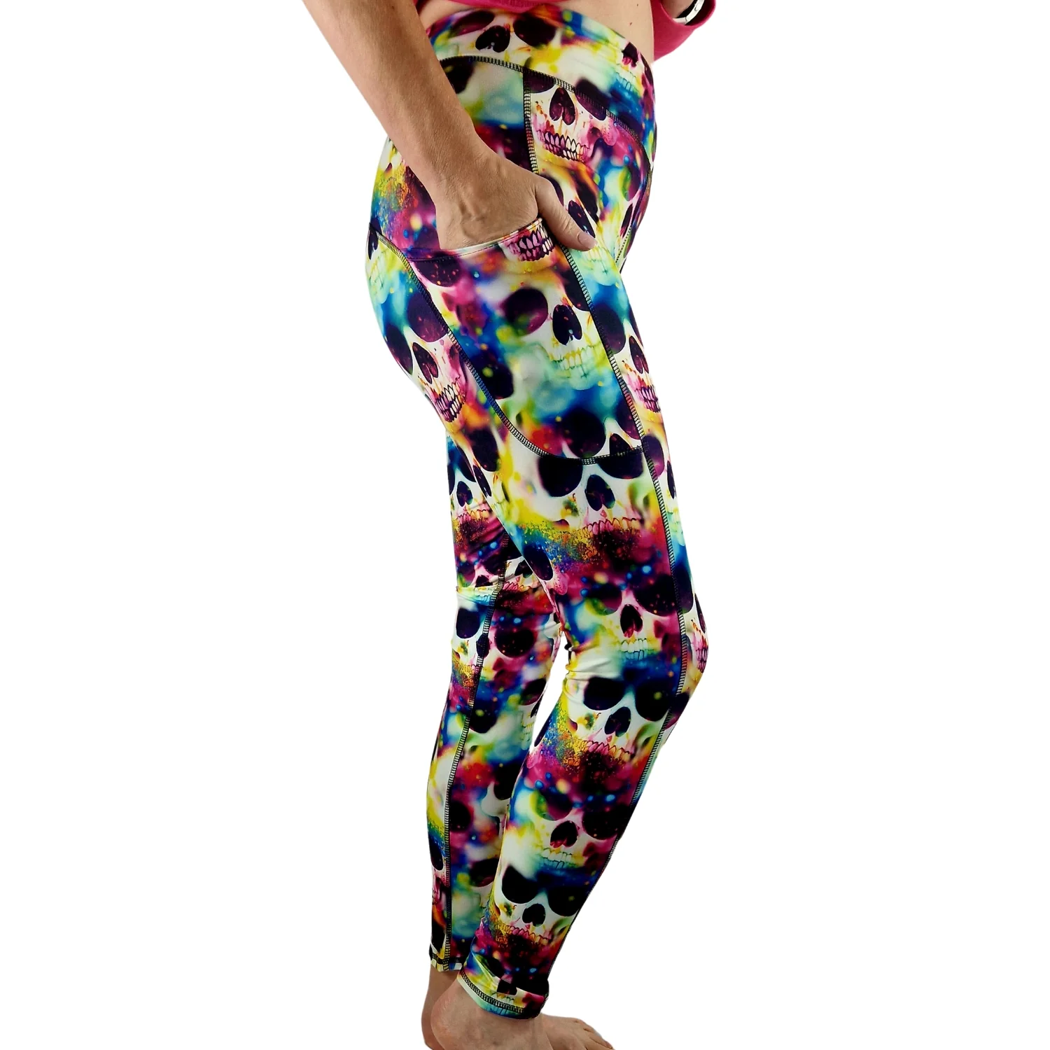 SCULPT Yoga Full Length Leggings - Skull