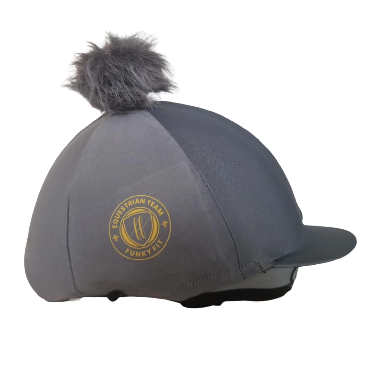 Team Shadow Grey & Gold Hat Silk